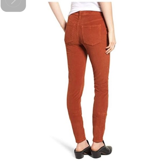 We The Free Burnt Orange Corduroy Skinny Pants - Picture 2 of 8